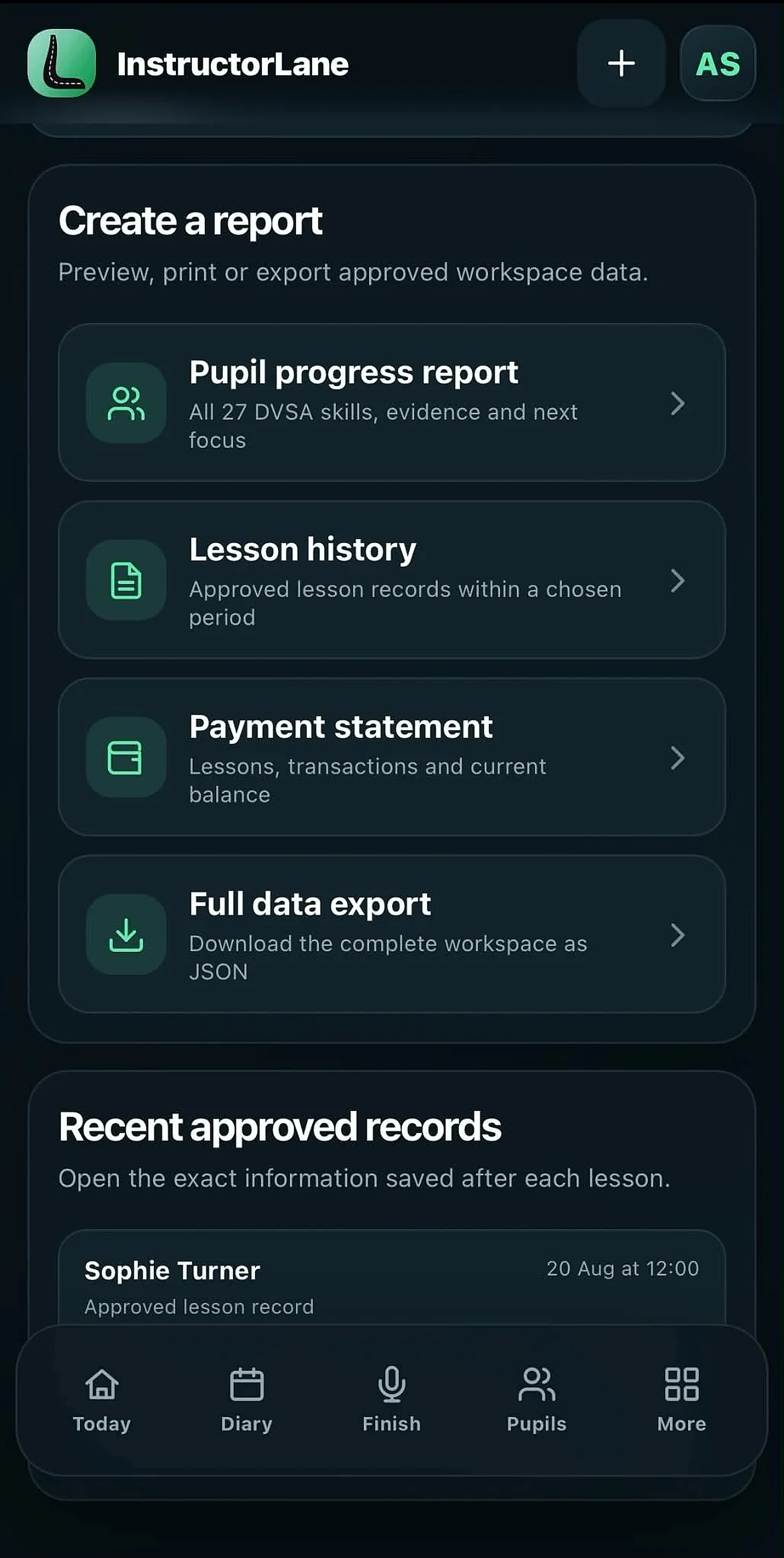 Cloud Sync, Account Recovery & Subscription Security in InstructorLane